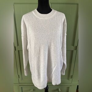 Aerie Lightweight Soft Cream Tunic Sweater
